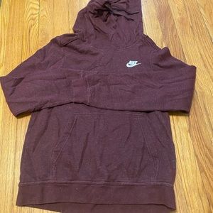 Maroon Nike Cowl Neck Sweatshirt